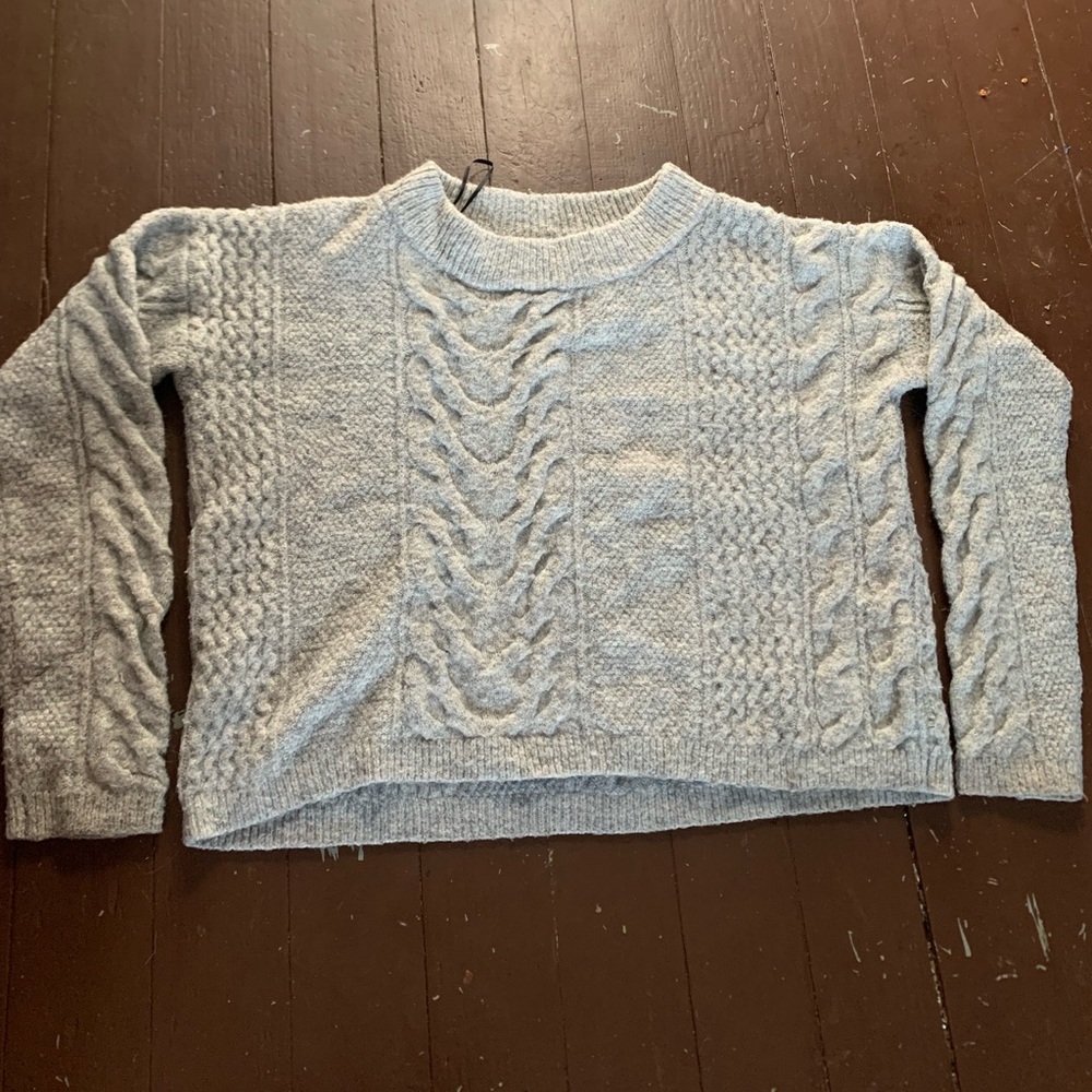 Sam Edelman Cable knit Boxy Sweater